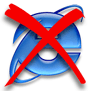 Logo anti Internet Explorer Logo anti Internet Explorer