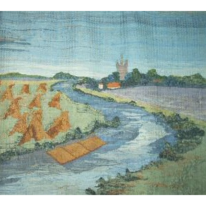 Tapisserie - Tapisserie dans un couloir