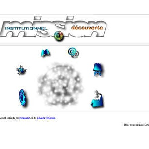 Page d'accueil du site Mission Trégouët