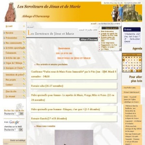 Page d'Accueil de l'Abbaye d'Ourscamp