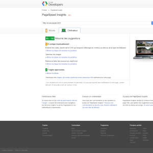 Google PageSpeed Insights Bureau 89/100
