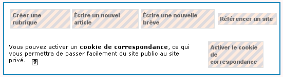 Activer le cookie de correspondance